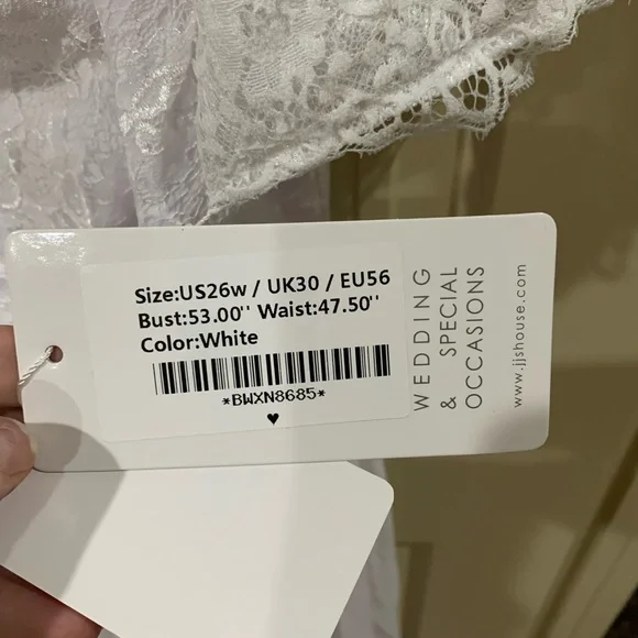 JJ’s House Wedding Dress size 26, new in bag - Picture 4 of 8